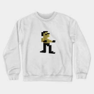 8-bit Bruce Lee Fighting in 3D Crewneck Sweatshirt